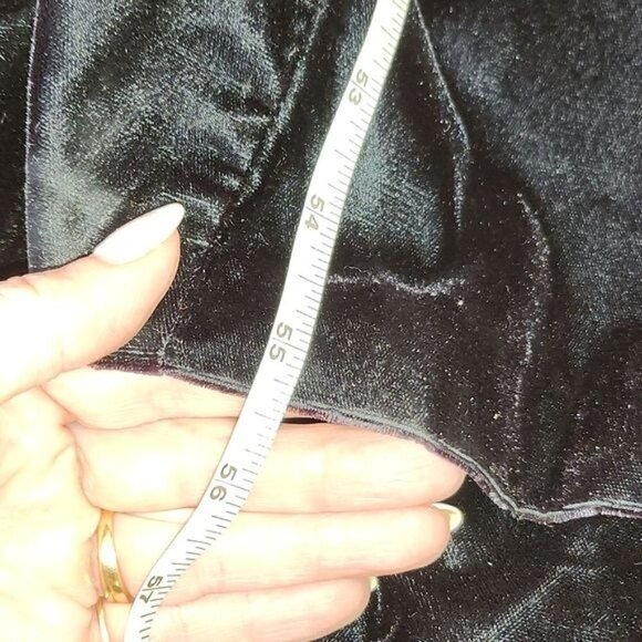 L.A. Glo Embellished Vintage Vneck Event Zippered Sleeveless Maxi Sz. 7/8 Dress - Picture 12 of 13